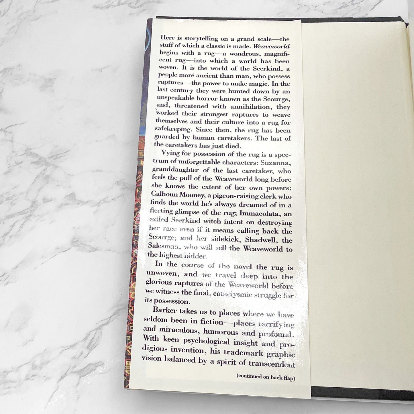 Weave World by Clive Barker [FIRST BOOK CLUB EDITION] 1987 • Hardcover • Poseidon Press