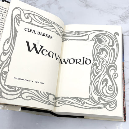 Weave World by Clive Barker [FIRST BOOK CLUB EDITION] 1987 • Hardcover • Poseidon Press