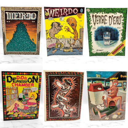 WEIRDO Magazine Lot - Issues #2-28 by Robert Crumb [FIRST EDITION SET] 1981-1993 • Last Gasp *SEE CONDITION