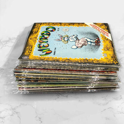 WEIRDO Magazine Lot - Issues #2-28 by Robert Crumb [FIRST EDITION SET] 1981-1993 • Last Gasp *SEE CONDITION