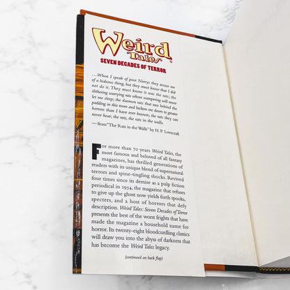 Weird Tales: Seven Decades of Terror edited by John Betancourt & Robert Weinberg [FIRST EDITION ANTHOLOGY] 1997 • B&N 