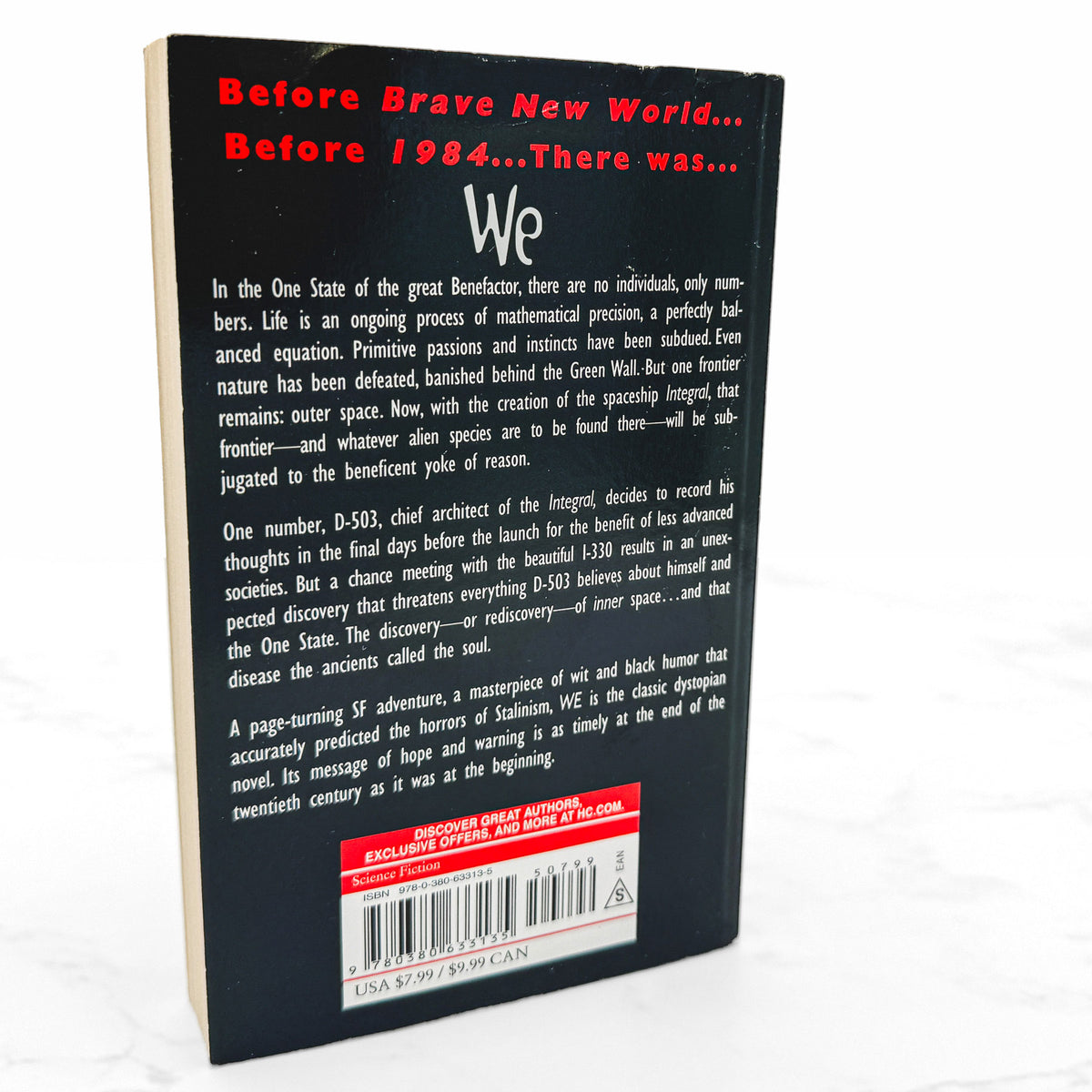 We by Yevgeny Zamyatin [2012 PAPERBACK] • Harper Voyager
