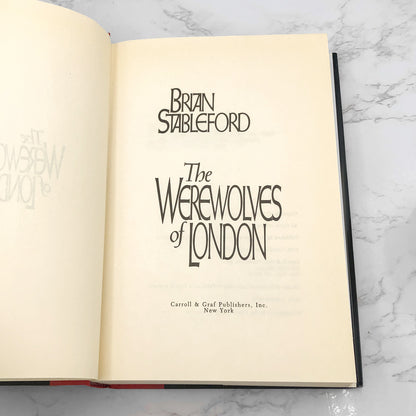 The Werewolves of London by Brian M. Stableford [U.S. FIRST EDITION] • 1992