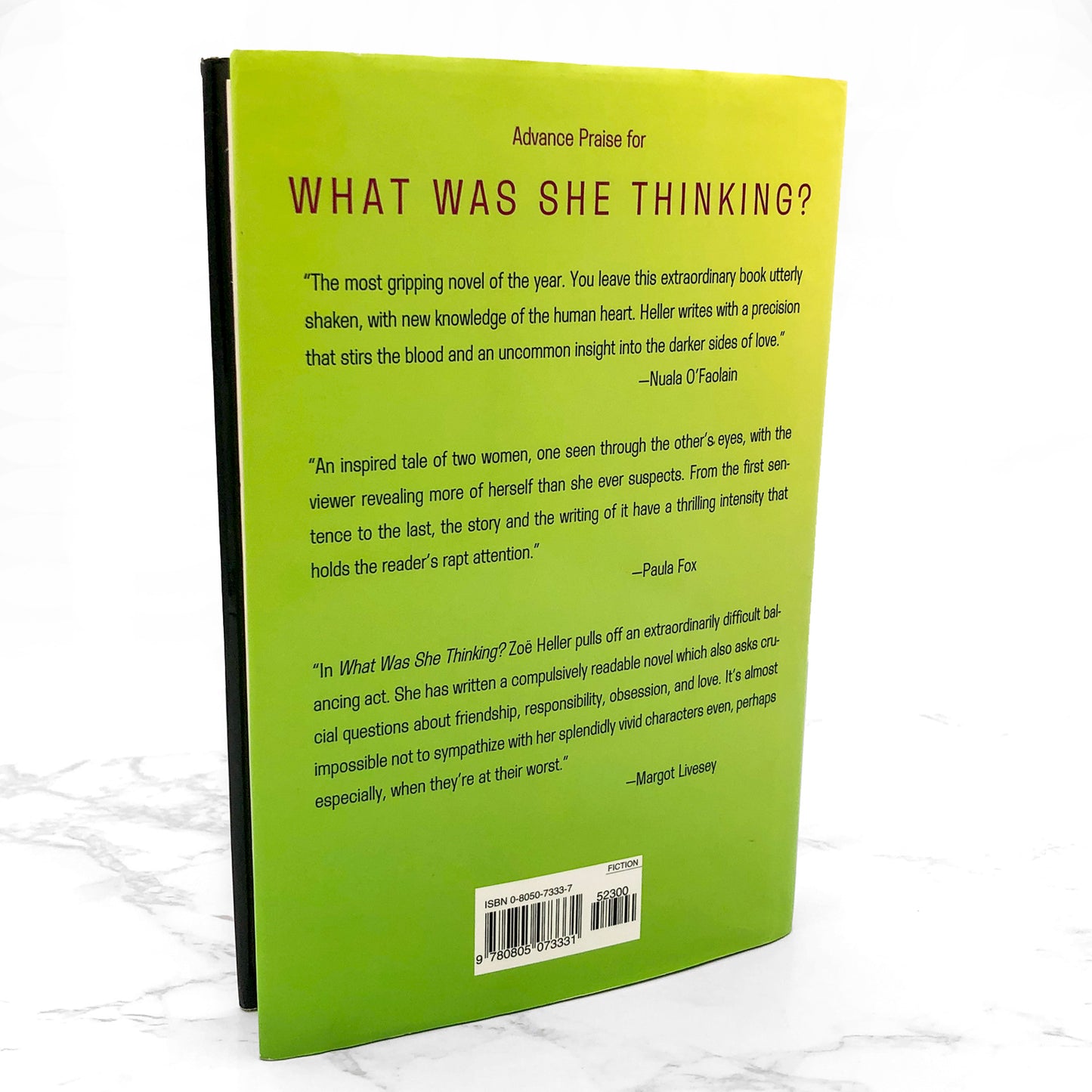 What Was She Thinking? [Notes on a Scandal] by Zoë Heller [FIRST EDITION • FIRST PRINTING] 2003 • Henry Holt
