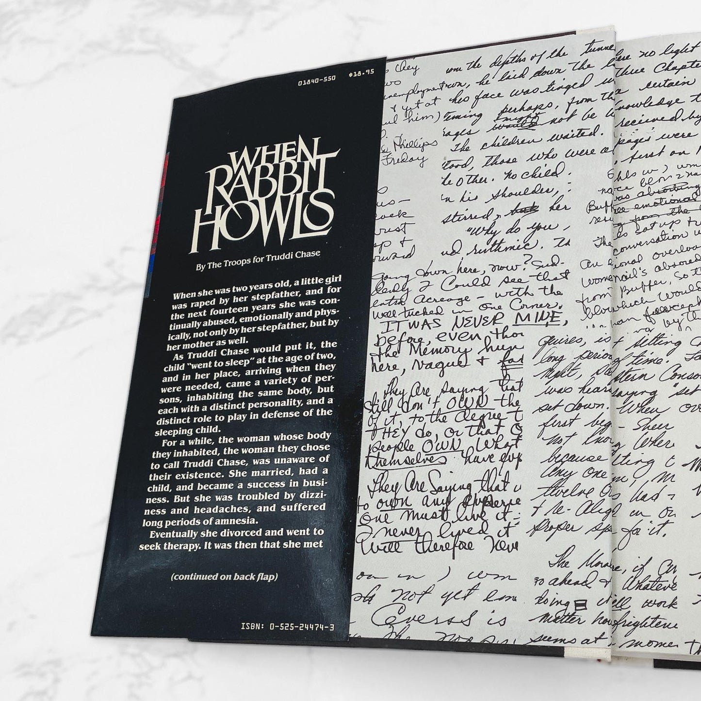 When Rabbit Howls by Truddi Chase [FIRST EDITION] 1987 • E.P. Dutton