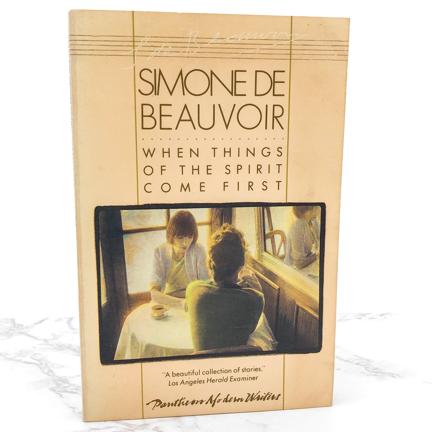 When Things of the Spirit Come First by Simone De Beauvoir [TRADE PAPERBACK] 1982 • Pantheon