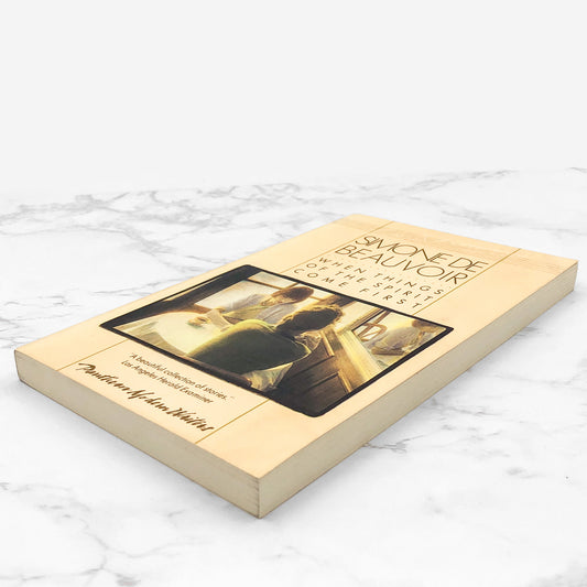 When Things of the Spirit Come First by Simone De Beauvoir [TRADE PAPERBACK] 1982 • Pantheon