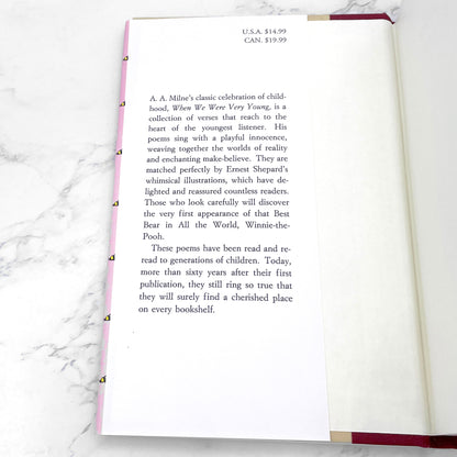 When We Were Very Young by A.A. Milne [HARDCOVER RE-ISSUE] 1988 • Dutton Books