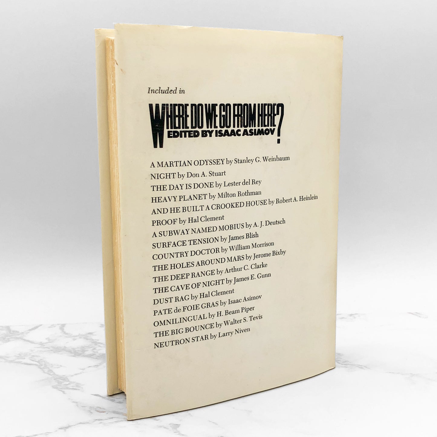 Where Do We Go from Here? edited by Isaac Asimov [1971 HARDCOVER] • Doubleday