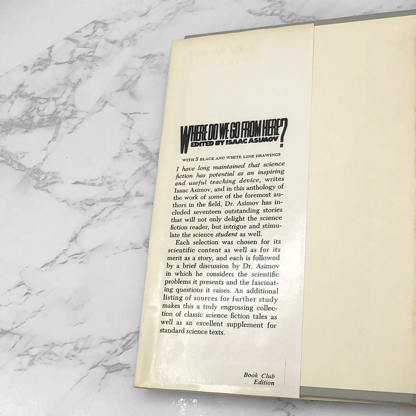 Where Do We Go from Here? edited by Isaac Asimov [1971 HARDCOVER] • Doubleday