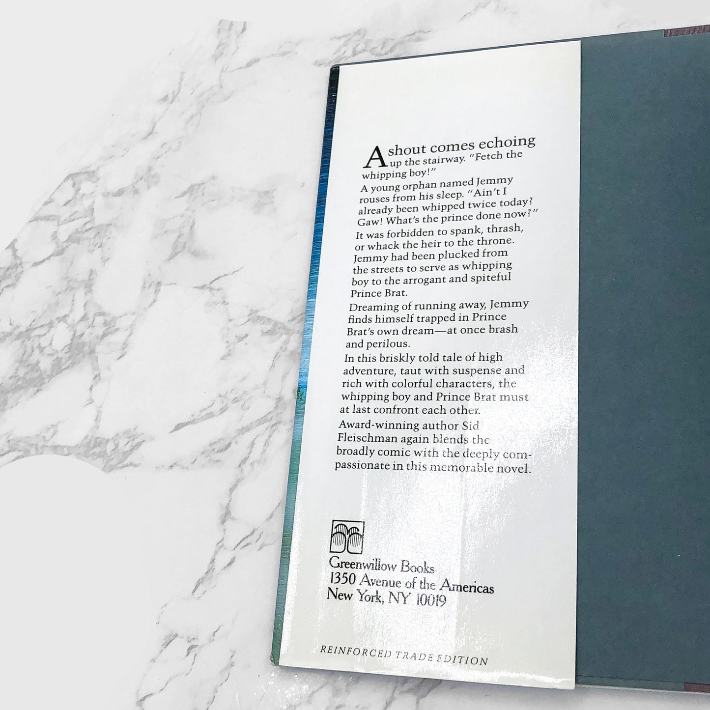 The Whipping Boy by Sid Fleischman [FIRST EDITION] 1986 • Greenwillow Books