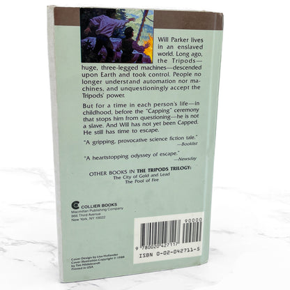 The White Mountain by John Christopher [TURTLEBACK HARDCOVER] 1988 • Collier • The Tripods #1