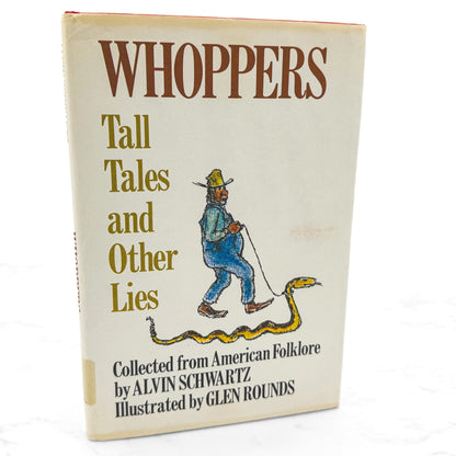 Whoppers: Tall Tales & Other Lies by Alvin Schwartz [FIRST EDITION • FIRST PRINTING] 1975 • J.B. Lippincott *Condition