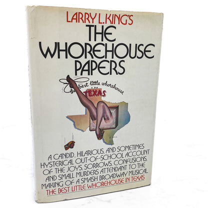 The Whorehouse Papers by Larry L. King [FIRST EDITION • FIRST PRINTING] 1982 • Viking