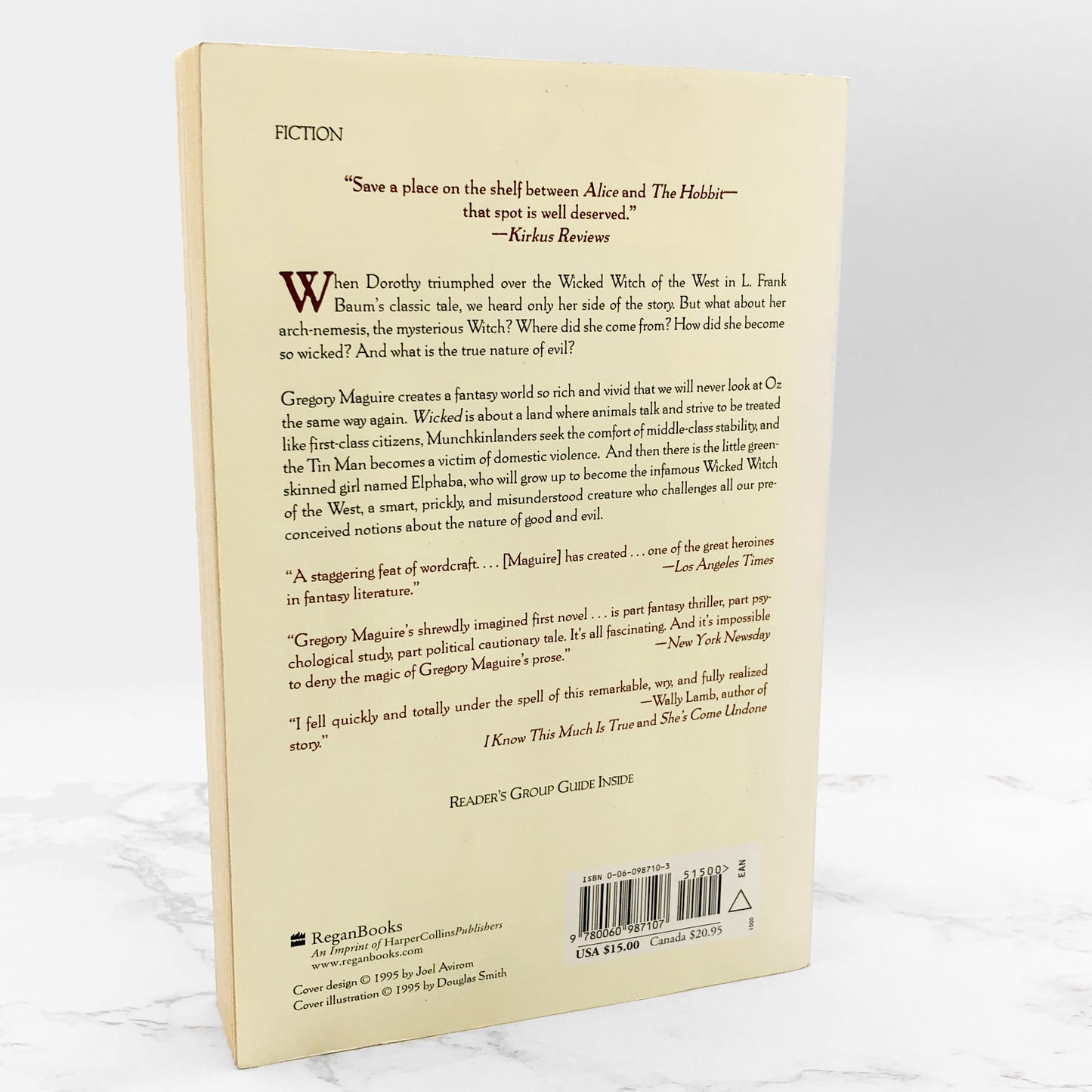 Wicked: The Life and Times of the Wicked Witch of the West by Gregory Maguire [TRADE PAPERBACK] 2000