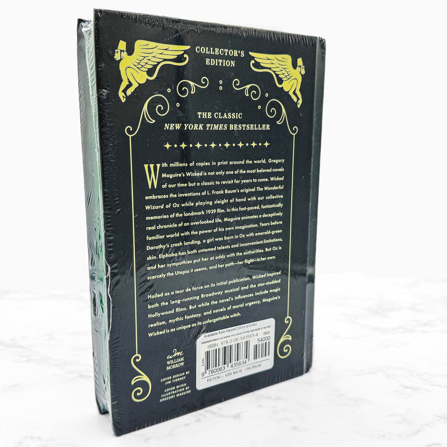 Wicked: The Life & Times of the Wicked Witch of the West by Gregory Maguire SIGNED! [COLLECTOR'S EDITION HARDCOVER] 2024 • William Morrow