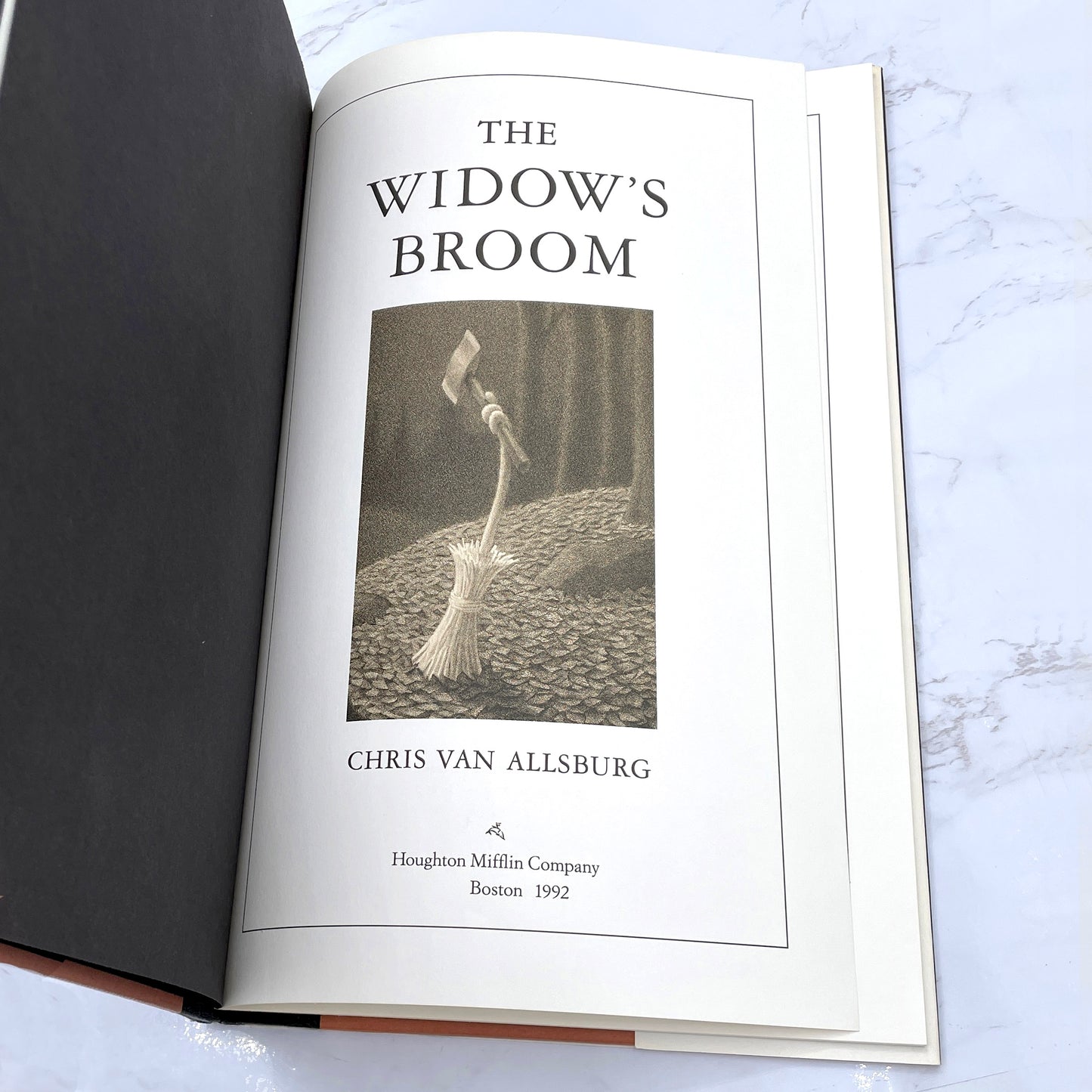 The Widow's Broom by Chris Van Allsburg [FIRST EDITION] 1992 • Houghton Mifflin