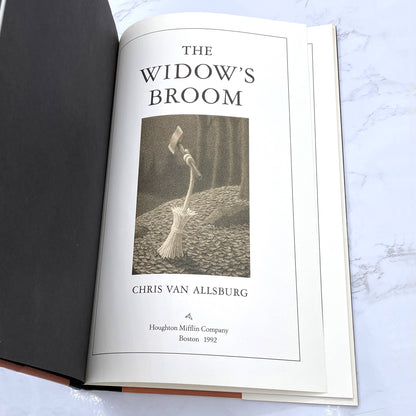 The Widow's Broom by Chris Van Allsburg [FIRST EDITION] 1992 • Houghton Mifflin