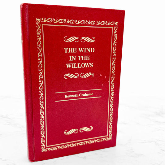 The Wind in the Willows by Kenneth Grahame & illustrated by Val Biro [LEATHER-BOUND HARDCOVER] 1984 • Discovery Toys