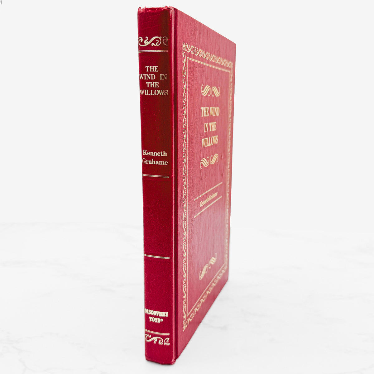 The Wind in the Willows by Kenneth Grahame & illustrated by Val Biro [LEATHER-BOUND HARDCOVER] 1984 • Discovery Toys