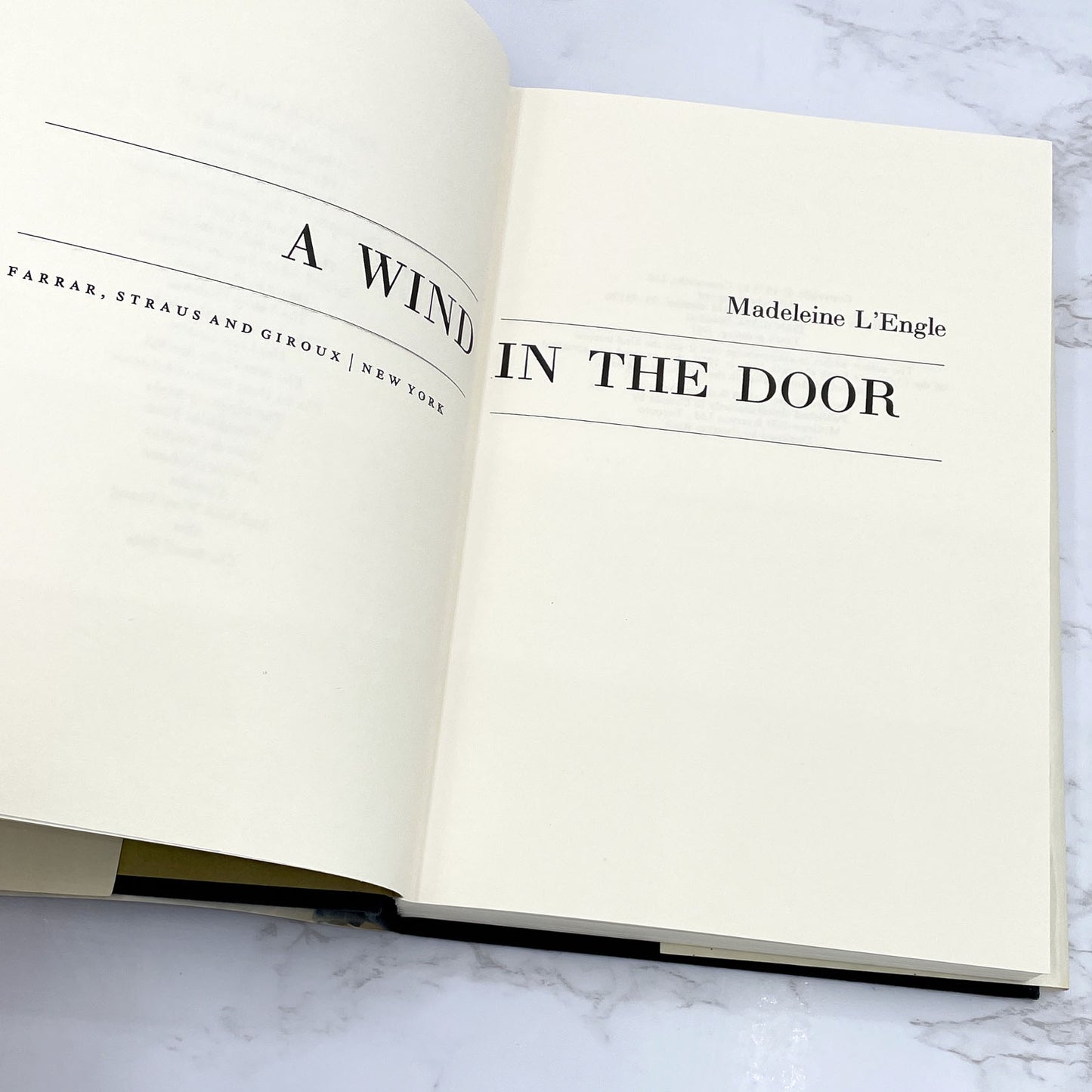 A Wind in the Door by Madeleine L'Engle [FIRST EDITION • SECOND STATE] 1981 • 10th Printing • FSG