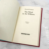 The Wind in the Willows by Kenneth Grahame [LEATHER-BOUND HARDCOVER] 1984 • Discovery Toys