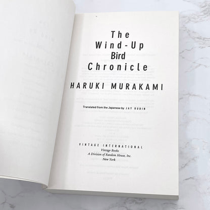 The Wind-Up Bird Chronicle by Haruki Murakami [FIRST U.S. PAPERBACK EDITION] 1998 • Vintage International