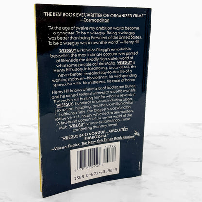 Wiseguy: Life in a Mafia Family (aka Goodfellas) by Nicholas Pileggi [FIRST PAPERBACK PRINTING] 1987 • Pocket Books