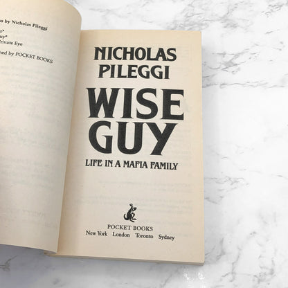 Wiseguy by Nicholas Pileggi [PAPERBACK RE-PRINT] 1997 • Pocket Books • Goodfellas