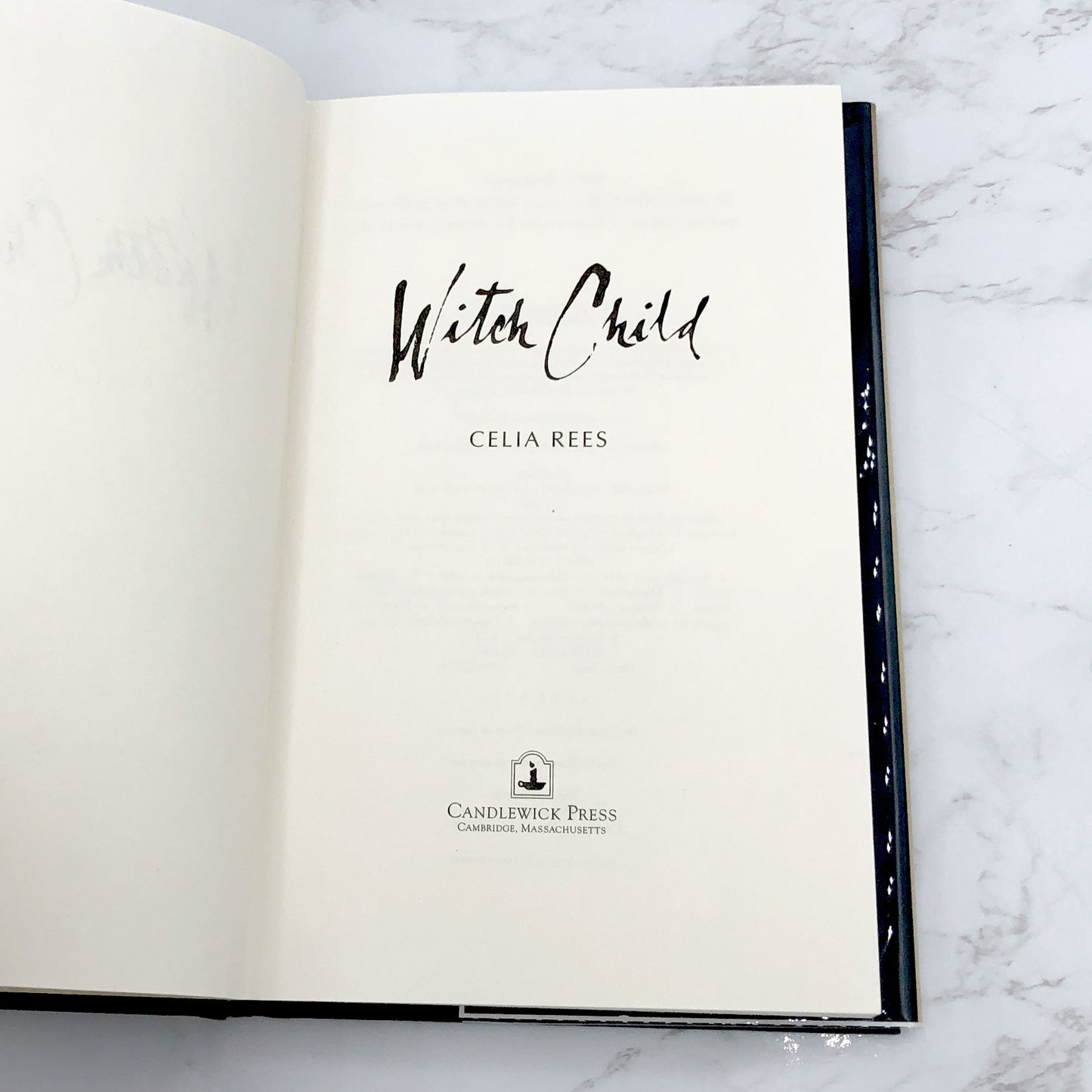 Witch Child by Celia Rees [U.S. FIRST EDITION] 2001 • Candlewick Press