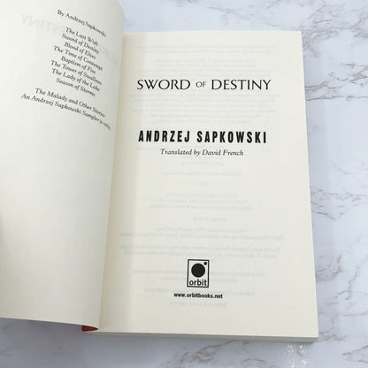 Sword of Destiny by Andrzej Sapkowski [TRADE PAPERBACK] 2015 • Orbit • The Witcher #0.7