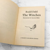 The Witches by Roald Dahl [TRADE PAPERBACK] 1997 • Scholastic Trumpet Club