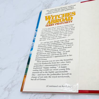 Witches Abroad by Terry Pratchett [1991 HARDCOVER] BCE • ROC • Discworld #12