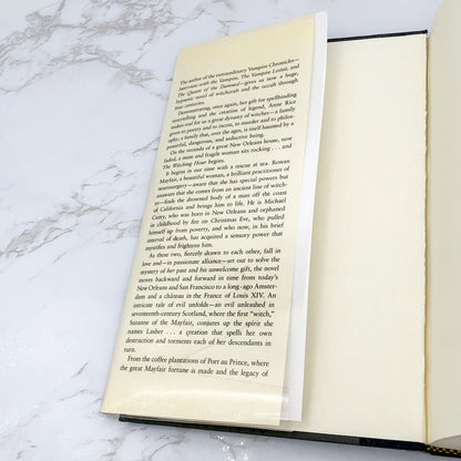 The Witching Hour by Anne Rice [1990 HARDCOVER] BCE • Ballantine • Mayfair Witches #1