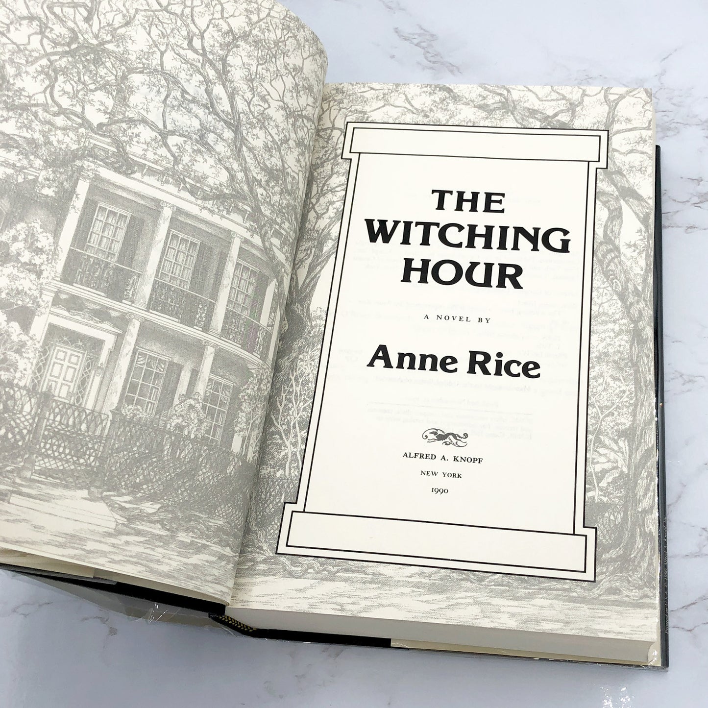 The Witching Hour by Anne Rice [1990 HARDCOVER] BCE • Ballantine • Mayfair Witches #1