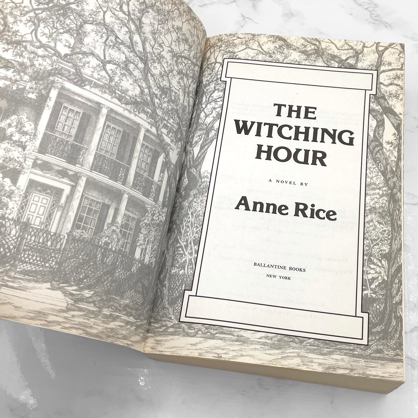 The Witching Hour by Anne Rice [FIRST TRADE PAPERBACK PRINTING] 1991 • Ballantine • Mayfair Witches #1