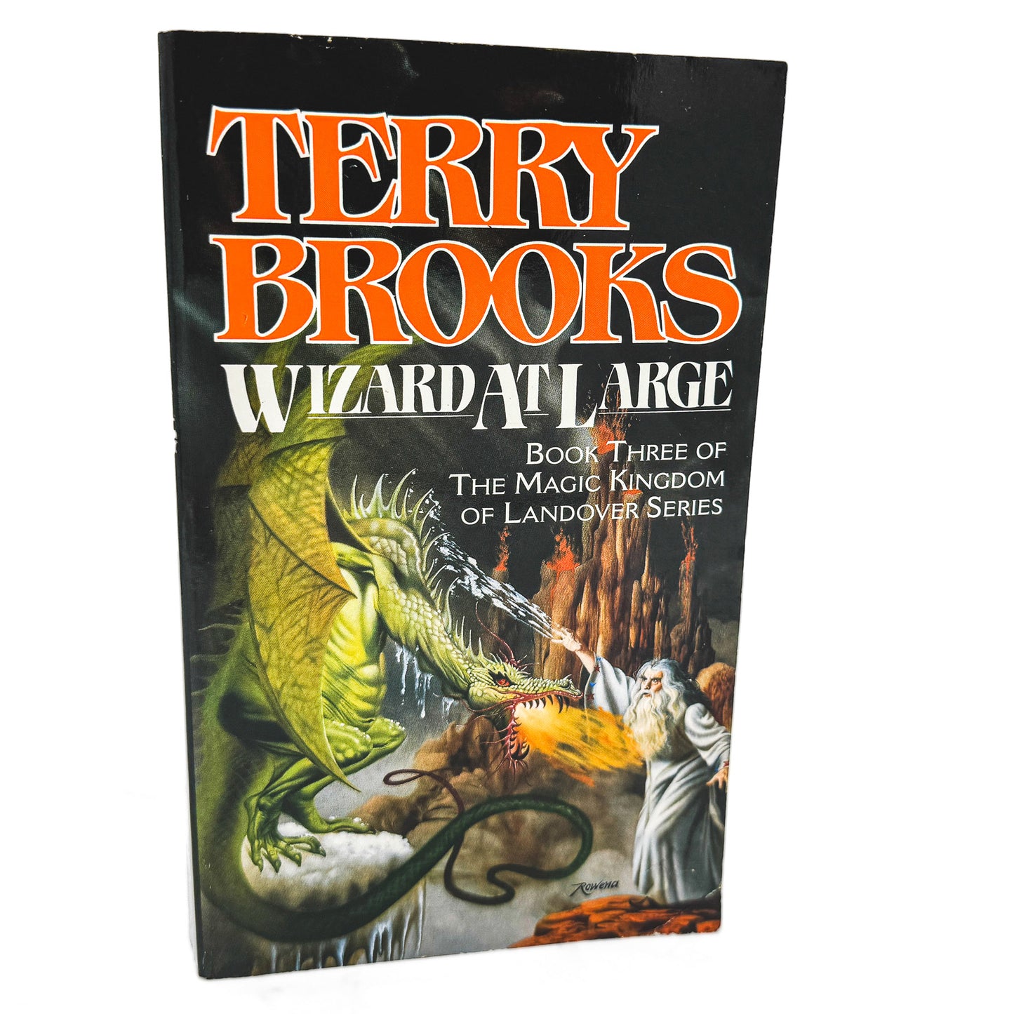 Wizard at Large by Terry Brooks [FIRST PAPERBACK EDITION] 1989 • Del-Rey