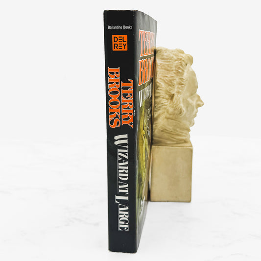 Wizard at Large by Terry Brooks [FIRST PAPERBACK EDITION] 1989 • Del-Rey