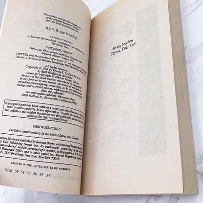 A Wizard of Earthsea by Ursula K. Le Guin [1984 PAPERBACK] • Bantam Spectra • Earthsea #1 • Mint