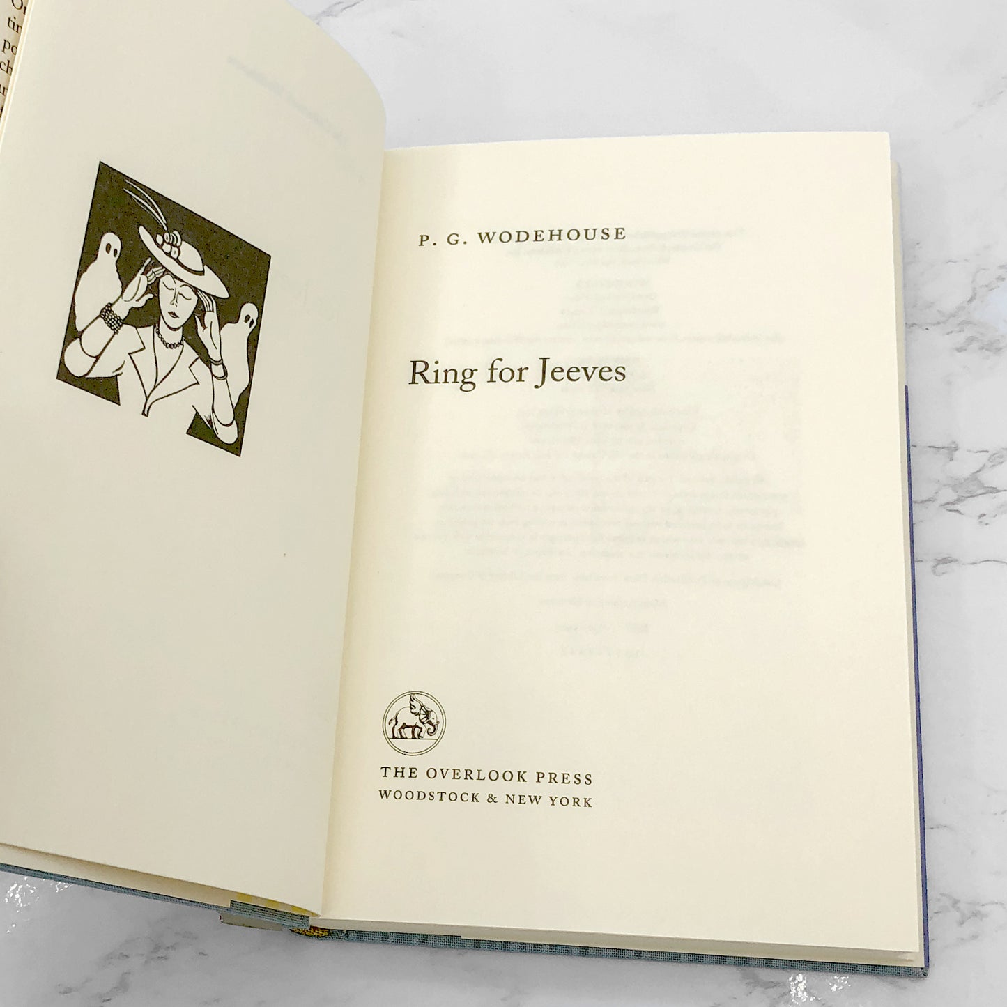 Ring For Jeeves by P.G. Wodehouse [DELUXE HARDCOVER RE-ISSUE] 2002 • The Overlook Press