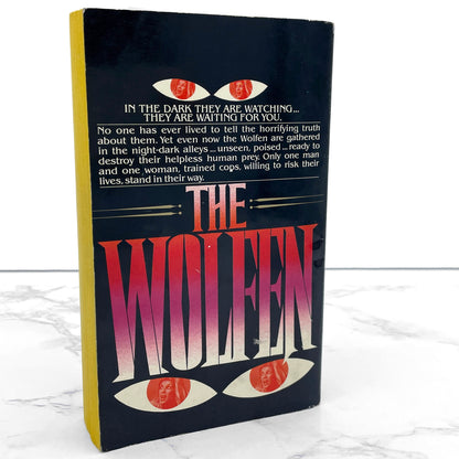 The Wolfen by Whitley Strieber [FIRST PAPERBACK PRINTING] 1979 • Bantam