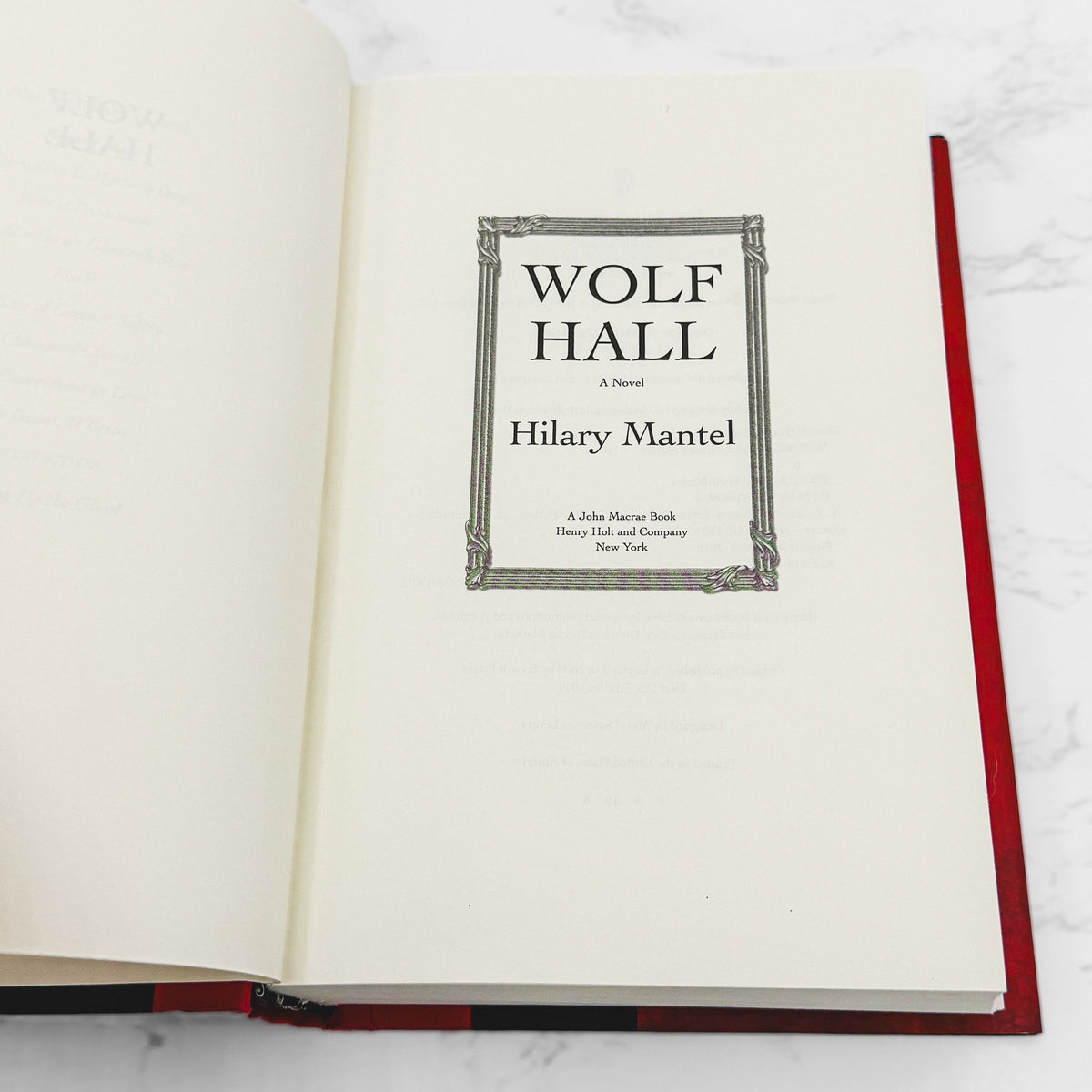 Wolf Hall by Hilary Mantel [U.S. FIRST EDITION] 2009 • Henry Holt