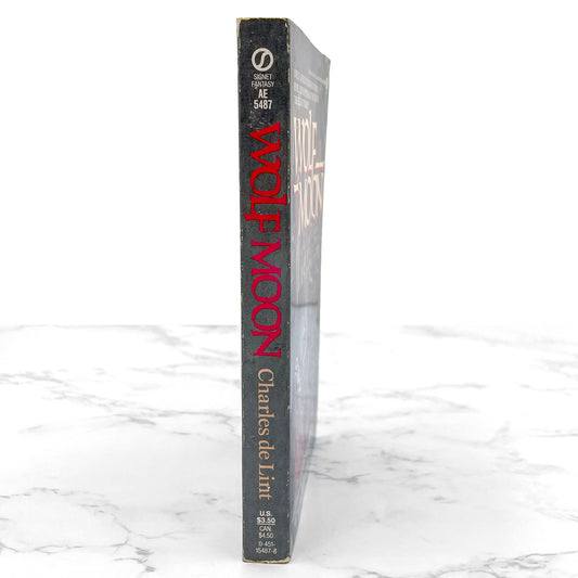 Wolf Moon by Charles de Lint SIGNED! [FIRST EDITION PAPERBACK] 1988 • Signet