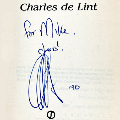 Wolf Moon by Charles de Lint SIGNED! [FIRST EDITION PAPERBACK] 1988 • Signet