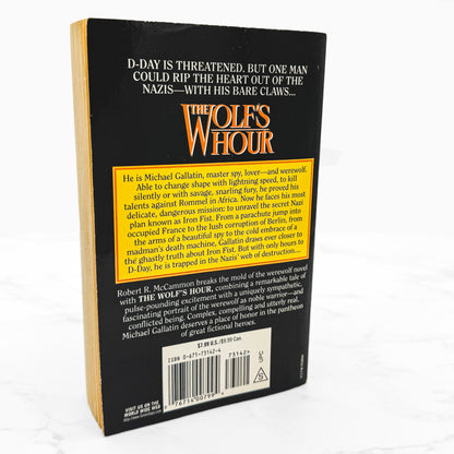 The Wolf's Hour by Robert R. McCammon [1990 PAPERBACK] • 13th Printing • Pocket