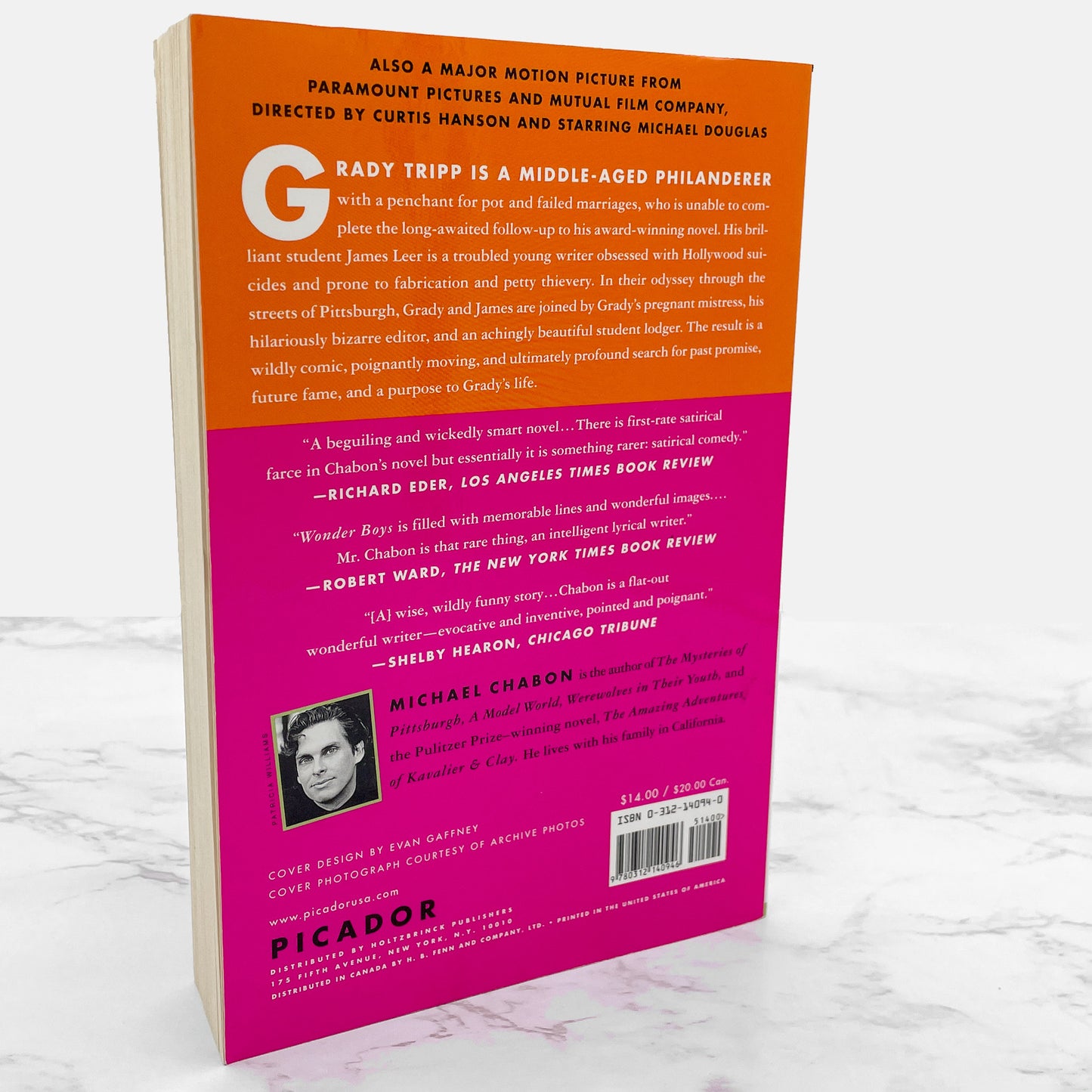 Wonder Boys by Michael Chabon [FIRST PAPERBACK EDITION] 1996 • Picador