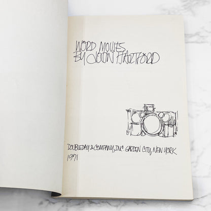 Word Movies by John Hartford [FIRST EDITION] 1971 • Doubleday