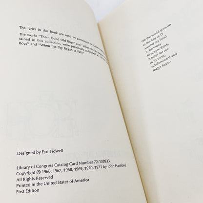 Word Movies by John Hartford [FIRST EDITION] 1971 • Doubleday