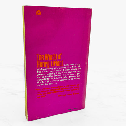 The World of Henry Orient by Nora Johnson [FIRST PAPERBACK PRINTING] 1964 • Avon