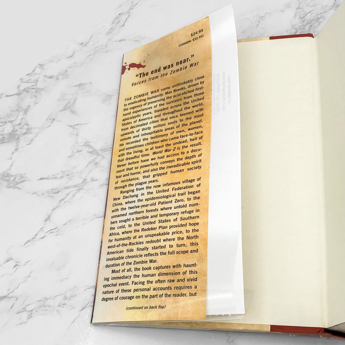 World War Z by Max Brooks [FIRST EDITION] 2006 • Crown